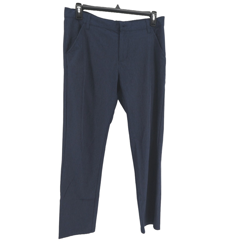 Travis Mathew Mens 34x32 Blue Dress Pants Lightweight Golf Performance Flaws